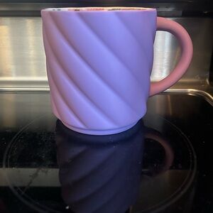 Papyrus Purple Textured Mug Floral Interior Coffee Cup